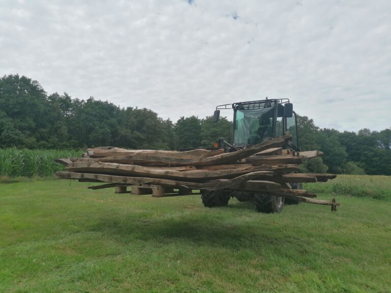 sporen verzamelen voor transport