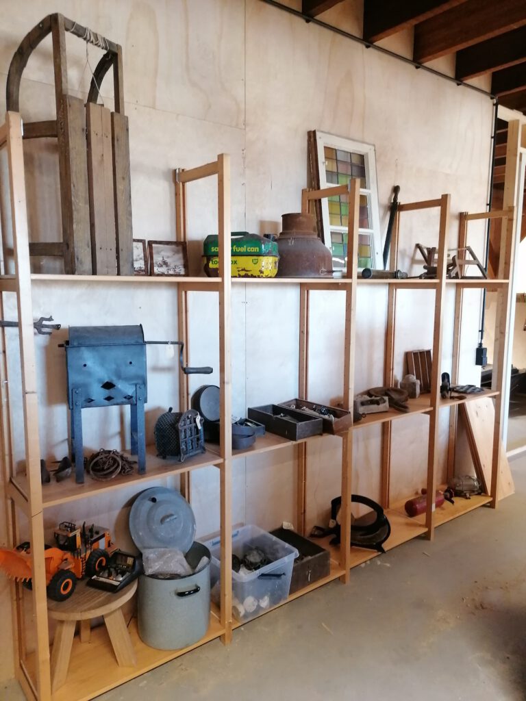een deel van onze nieuwe showroom/winkel